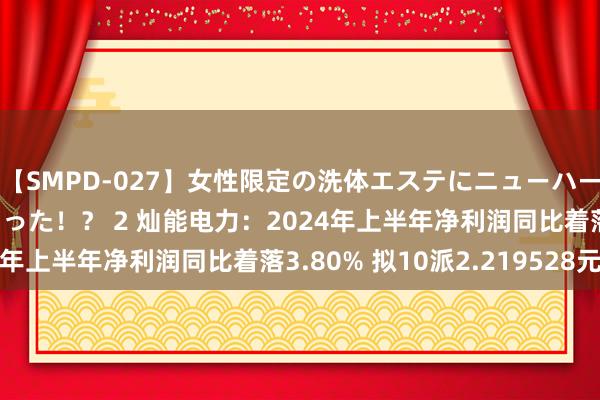 【SMPD-027】女性限定の洗体エステにニューハーフのお客さんが来ちゃった！？ 2 灿能电力：2024年上半年净利润同比着落3.80% 拟10派2.219528元